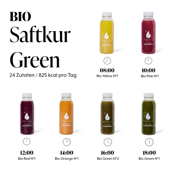 5-day organic juice cure Green